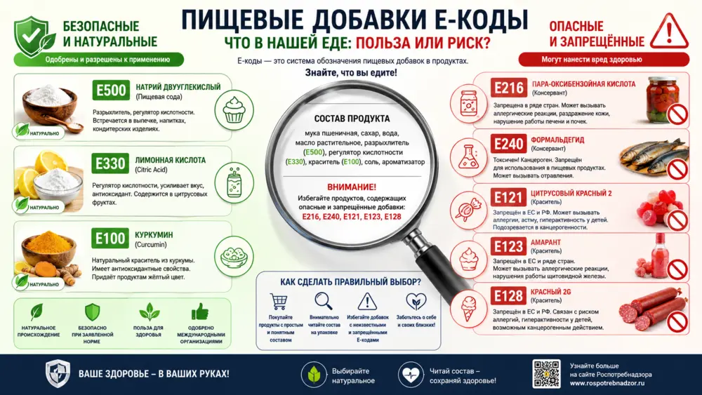 Опасные пищевые добавки: полный гид по безопасности