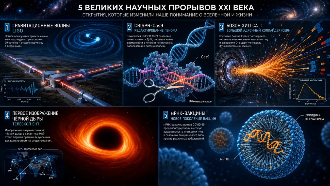 Топ-5 научных прорывов XXI века, изменивших мир