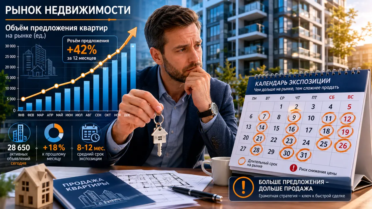 Почему квартиры продаются дольше: анализ рынка