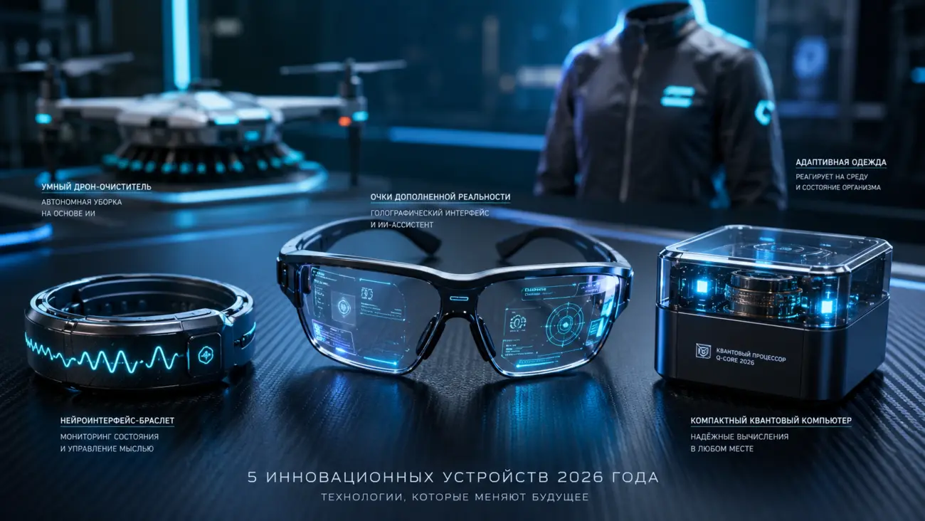 Пять прорывных устройств 2026 года: технологии меняют жизнь!
