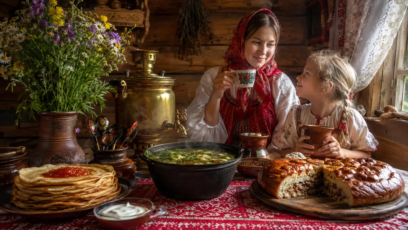 Традиционная русская кухня: щи, блины и пироги - рецепты и история