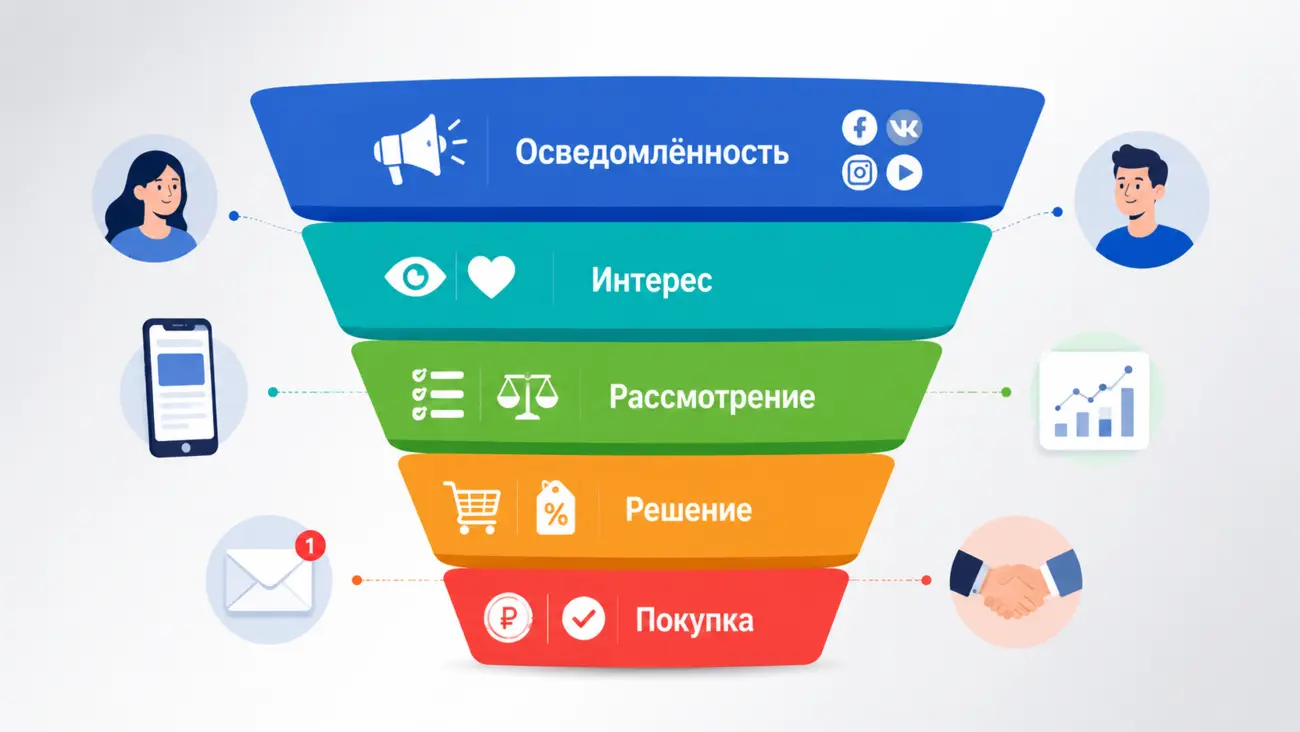 Воронка продаж: этапы, инструменты и метрики