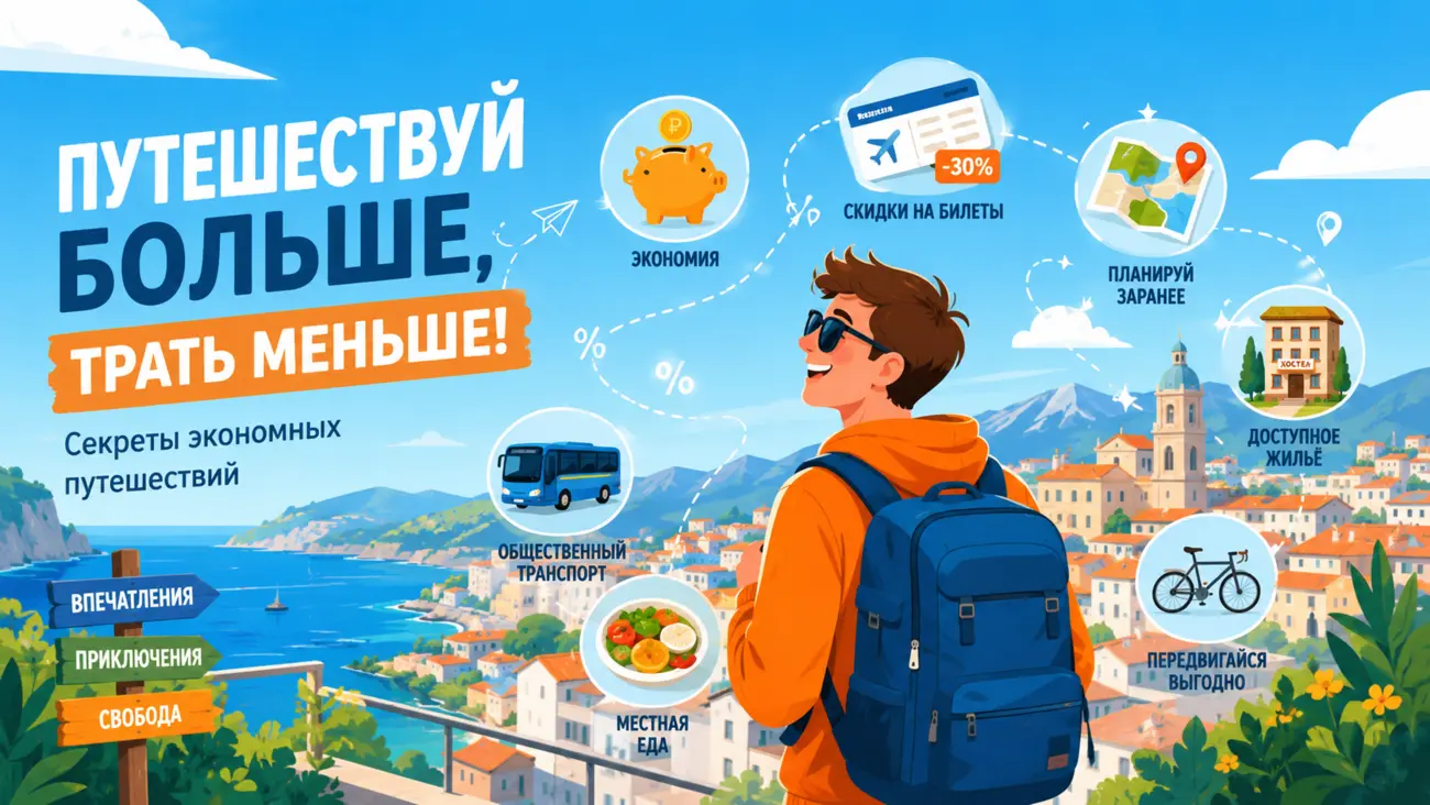 Как путешествовать дёшево: секреты экономных туристов