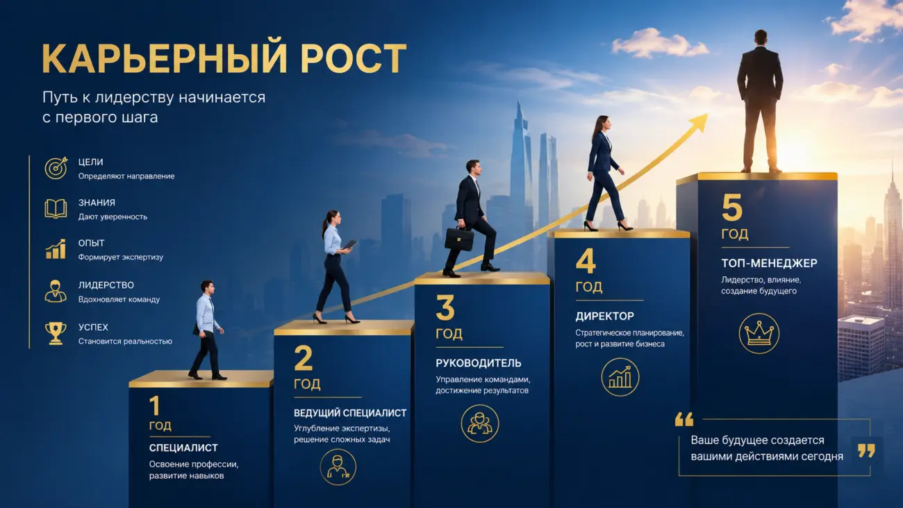 От специалиста до директора: пошаговый план роста