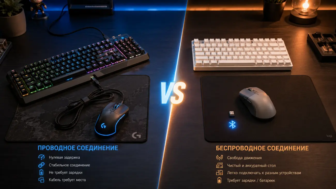 Провод vs беспровод: выбираем клавиатуру и мышь правильно
